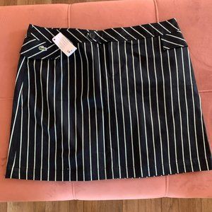 Lacoste Navy Striped Short Skirt